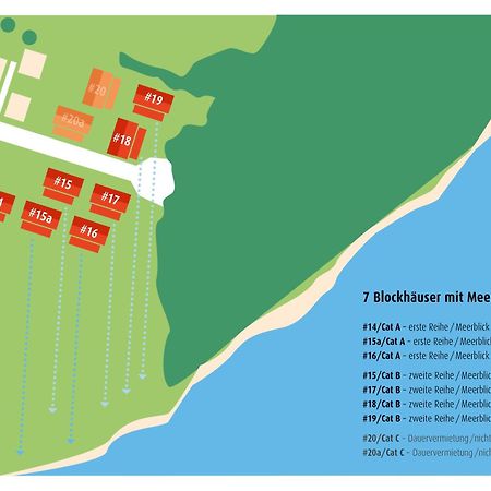 Blockhausferien Ruegen - Meerblick Sassnitz Ngoại thất bức ảnh
